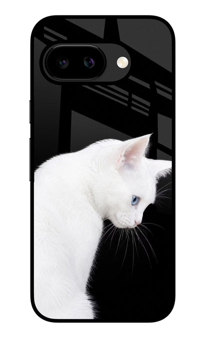 Snow Gaze Google Pixel 9a Back Cover Glass Case - Hello Swanky