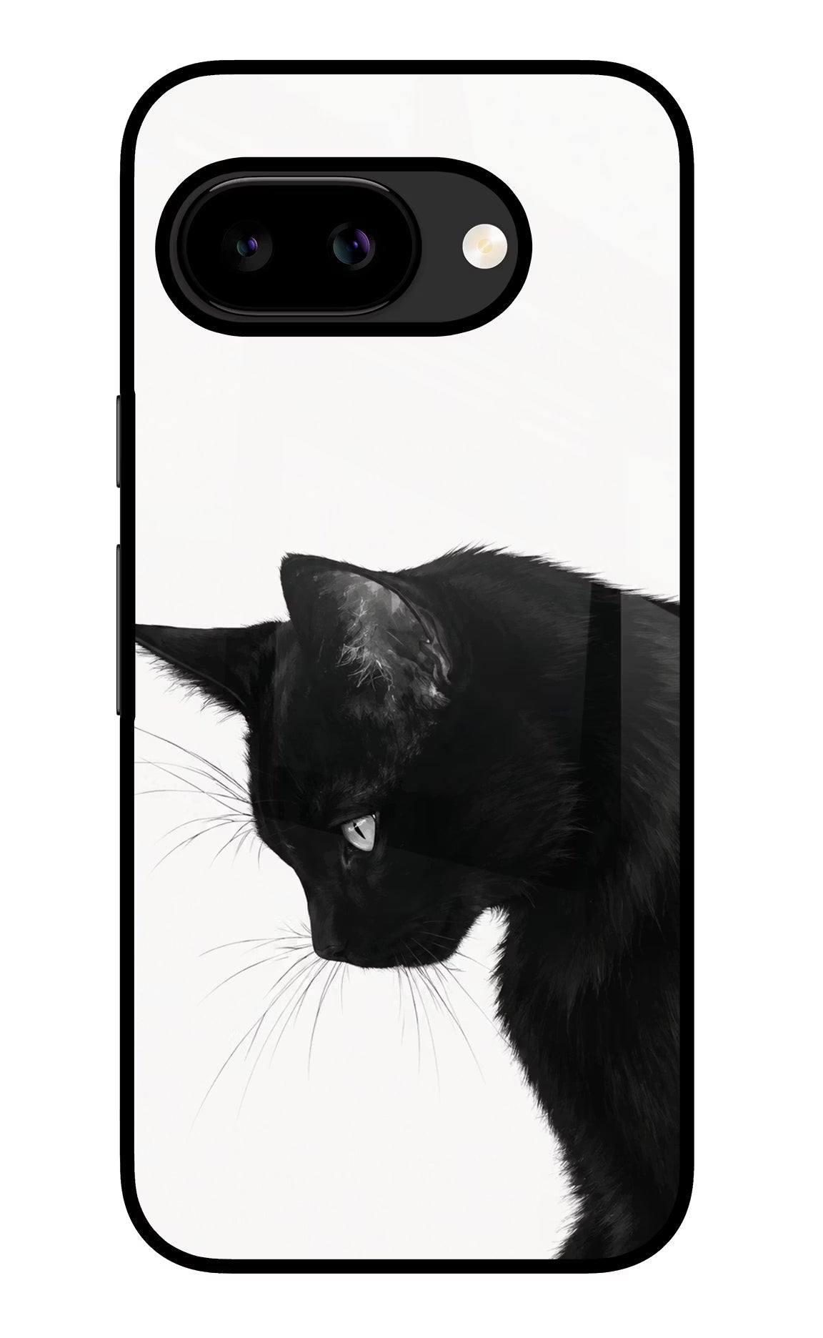 Shadow Gaze Google Pixel 9a Back Cover Glass Case - Hello Swanky