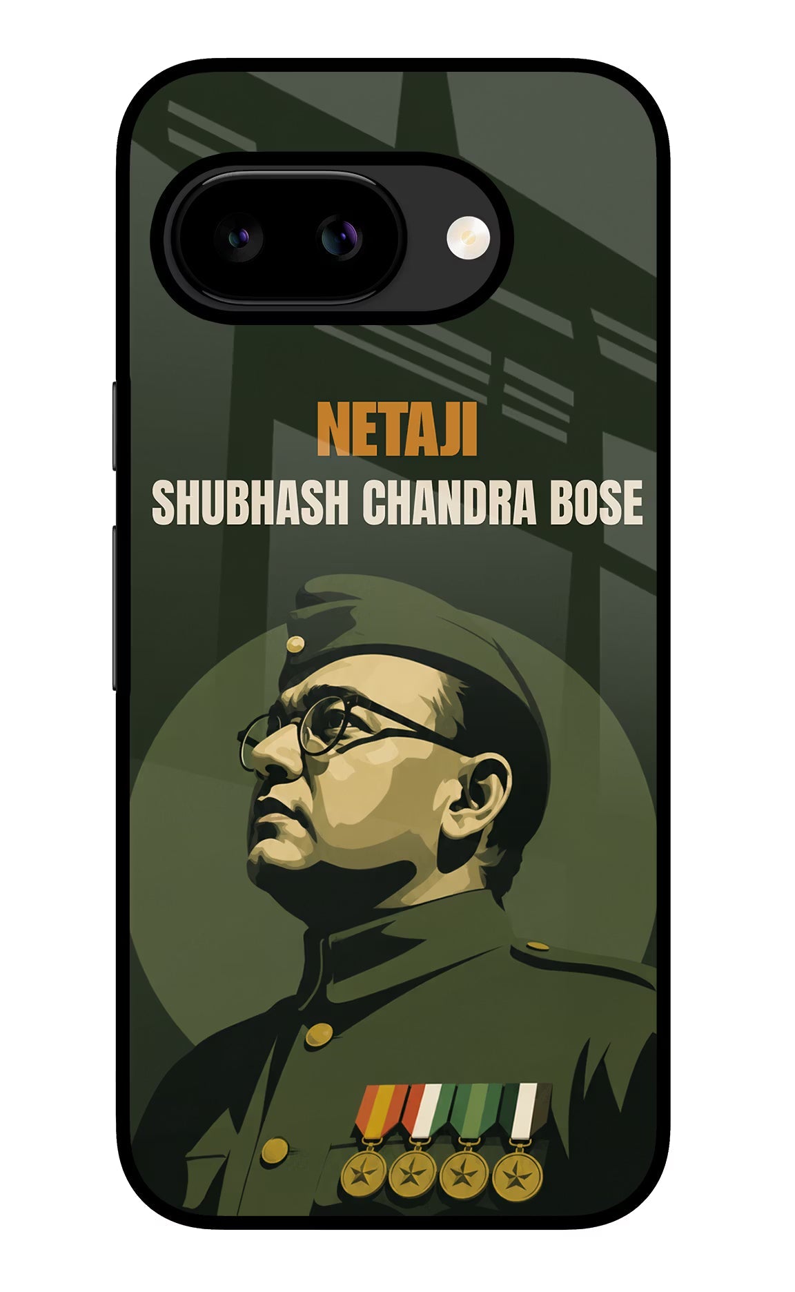 Netaji Legacy Google Pixel 9a Back Cover Glass Case - Hello Swanky