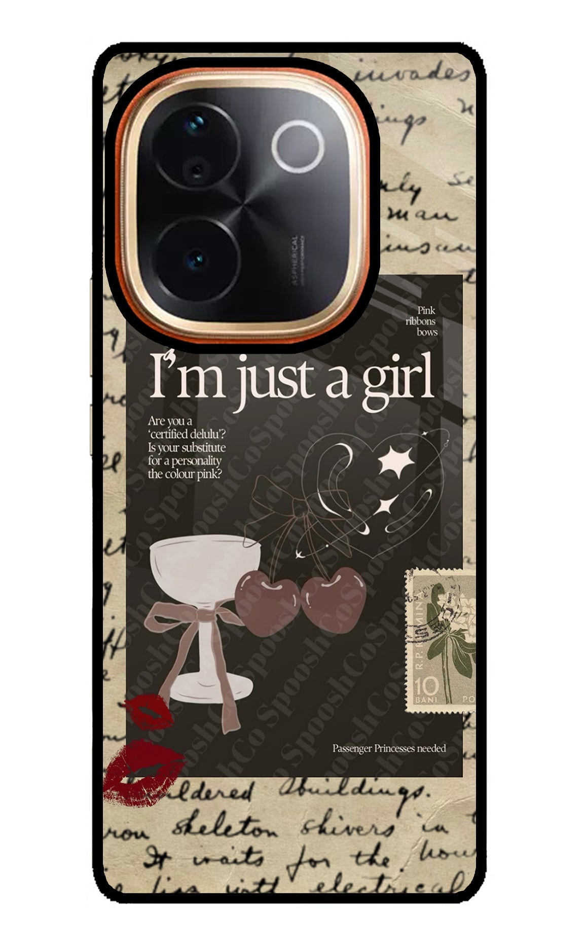 I am just a girl IQOO Z9S Pro 5G Back Cover