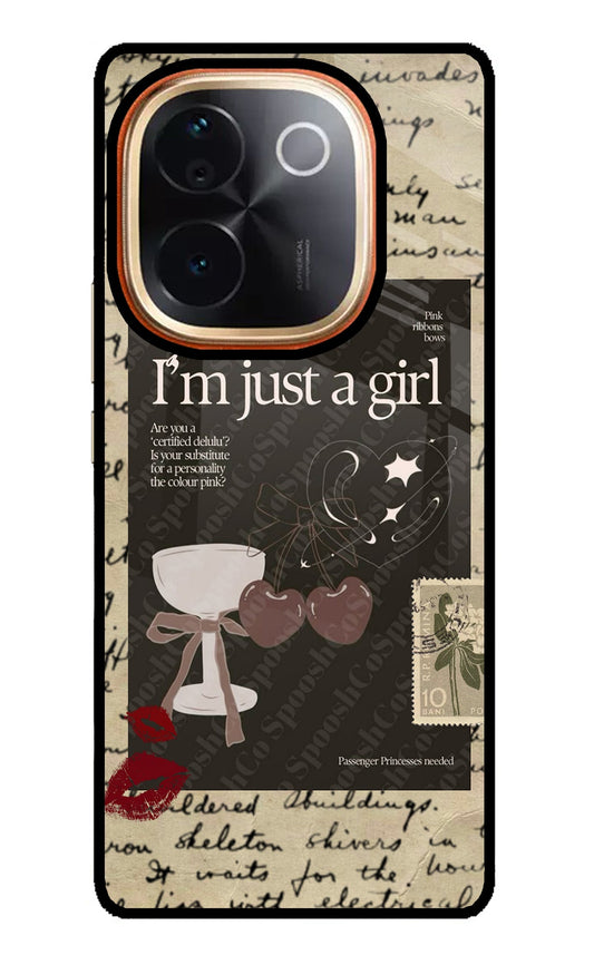I am just a girl IQOO Z9S Pro 5G Back Cover