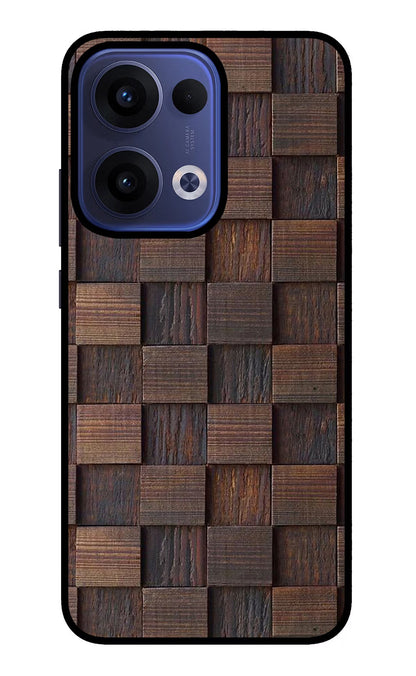 Wooden Cube Design Oppo Reno13 5G Back Cover