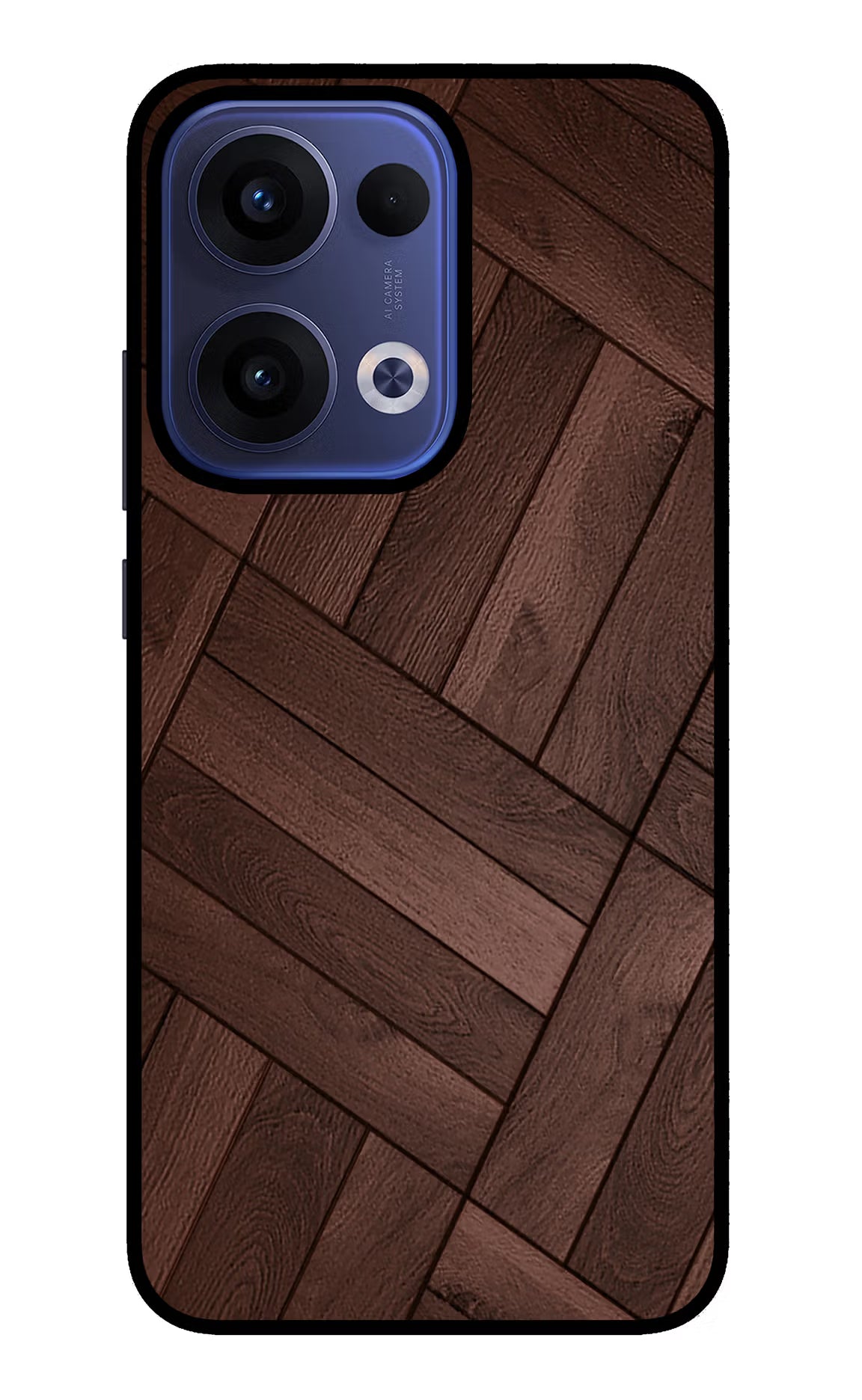 Wooden Texture Design Oppo Reno13 5G Back Cover