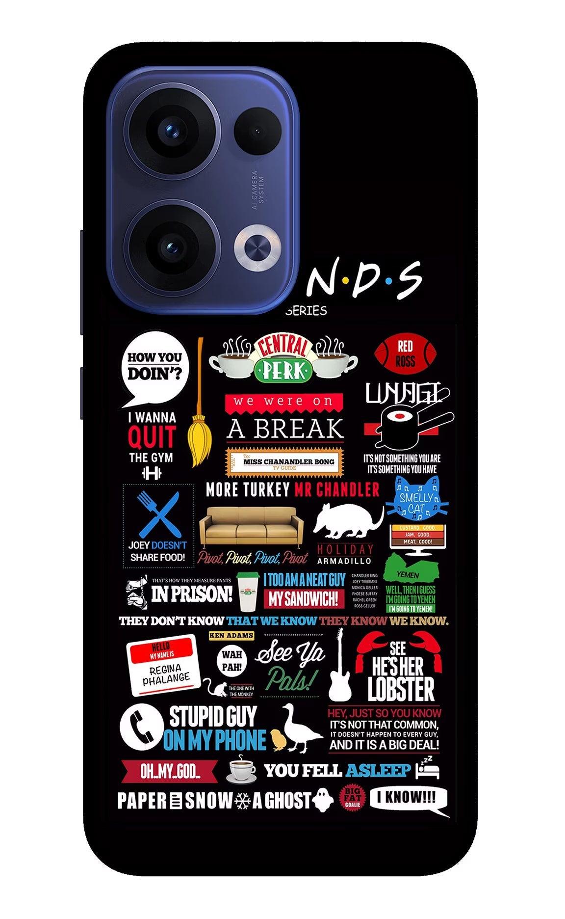 FRIENDS Oppo Reno13 5G Back Cover