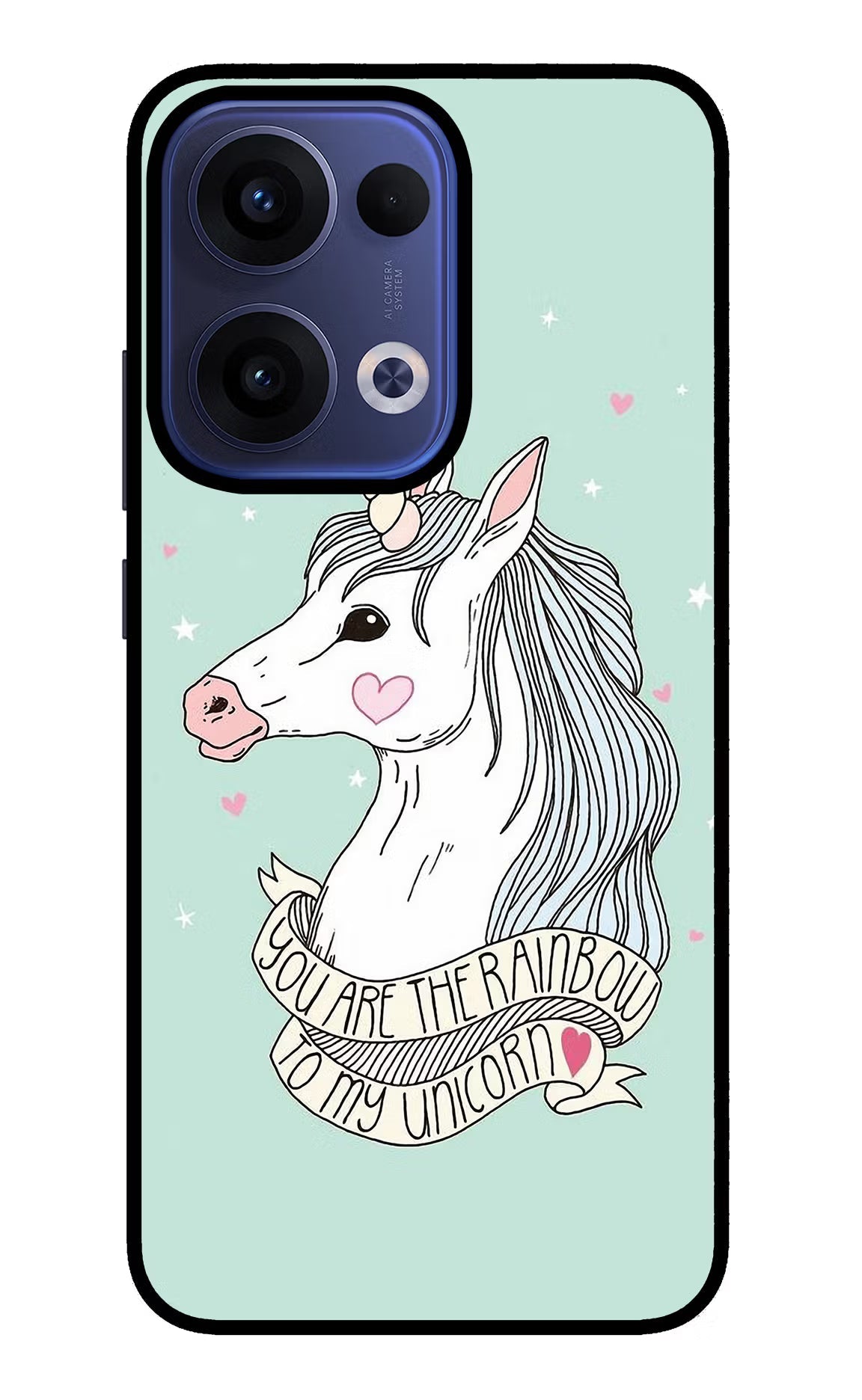 Unicorn Wallpaper Oppo Reno13 5G Back Cover