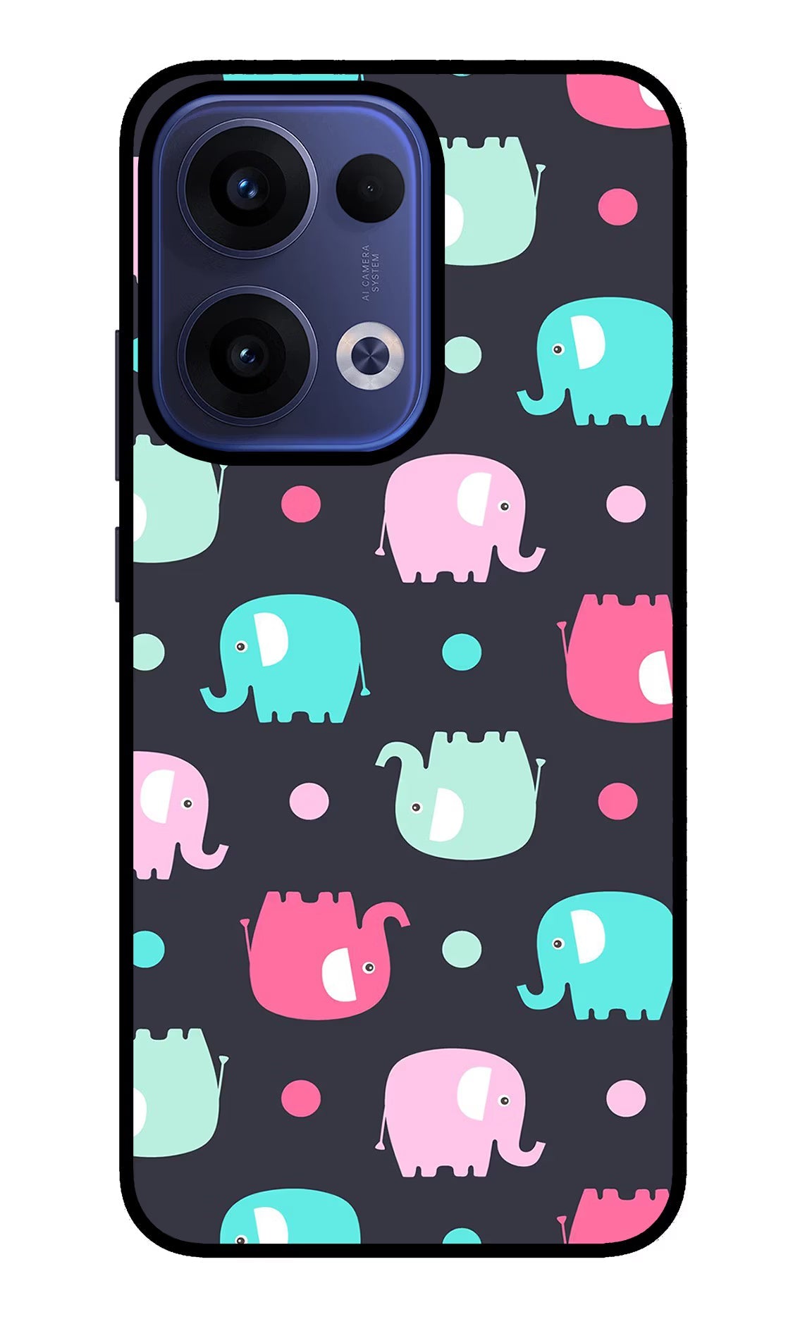 Elephants Oppo Reno13 5G Back Cover