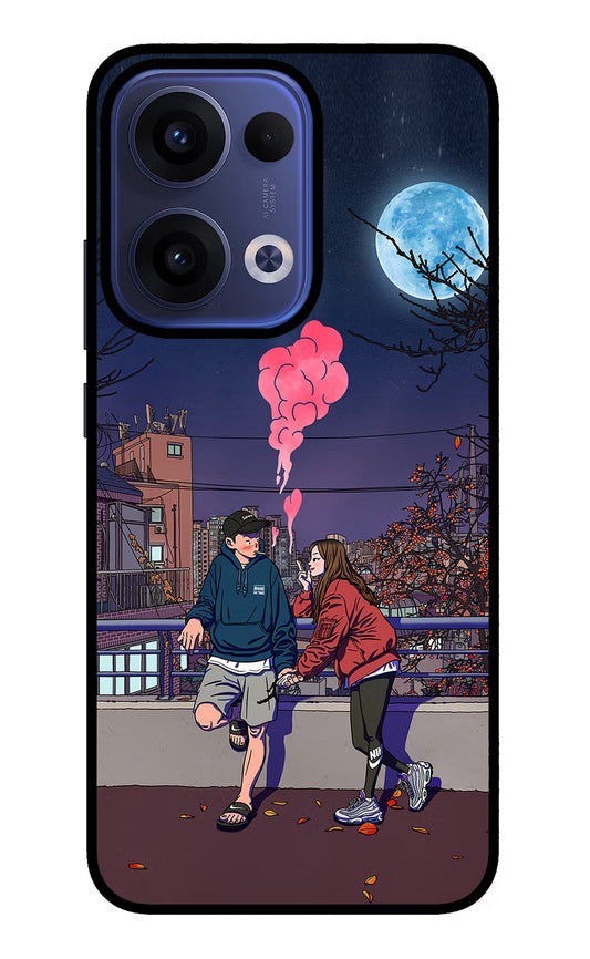 Chilling Couple Oppo Reno13 5G Back Cover