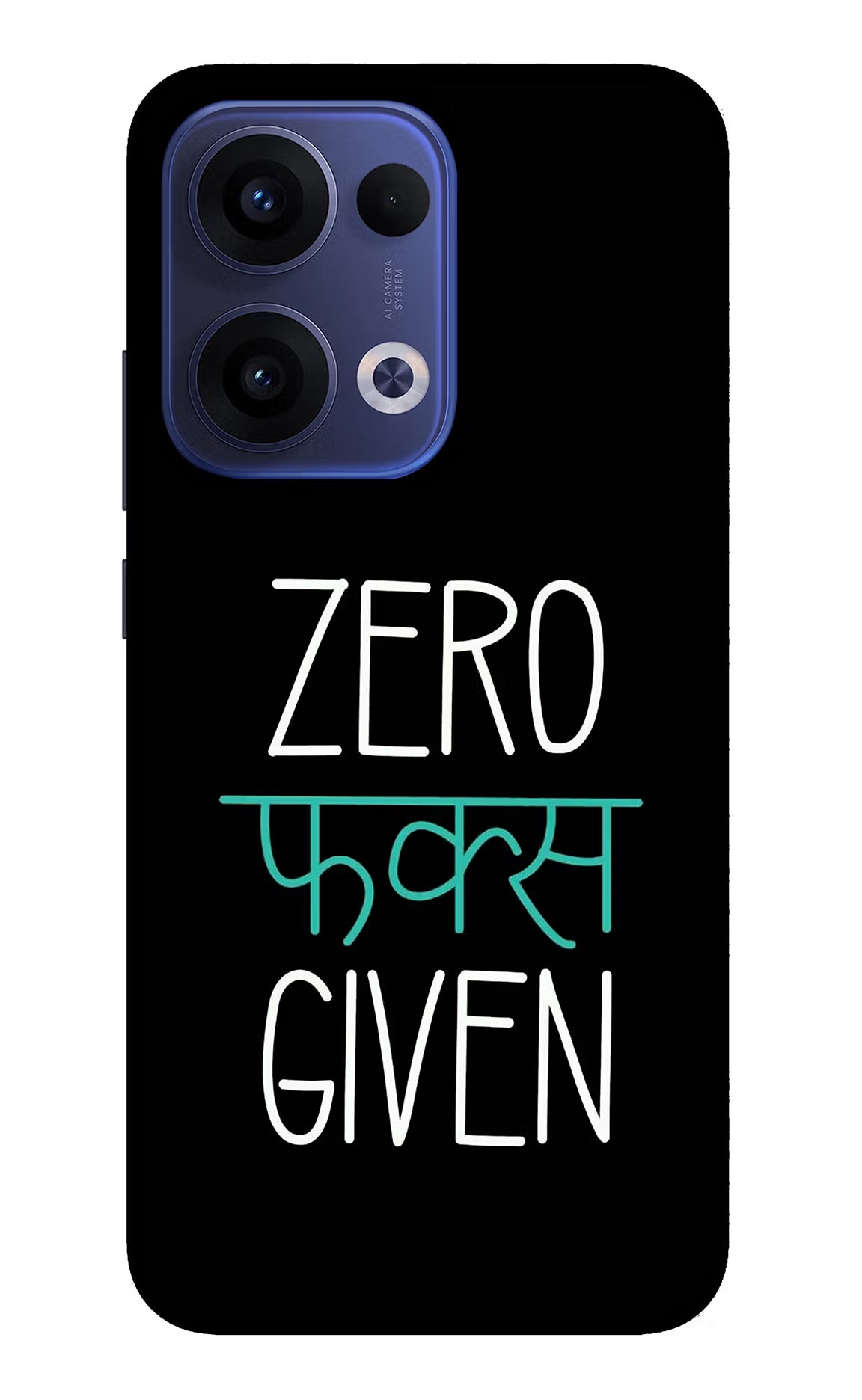 Zero Fucks Given Oppo Reno13 5G Back Cover