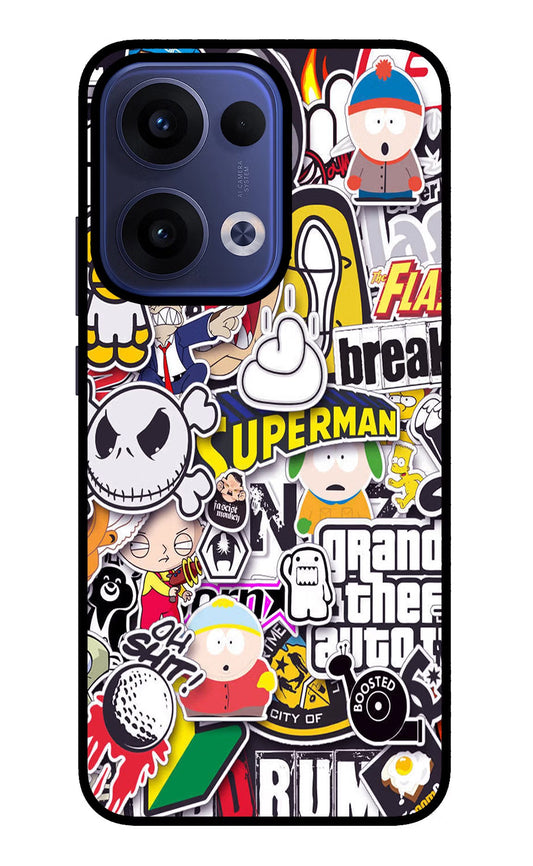 Sticker Bomb Oppo Reno13 5G Back Cover