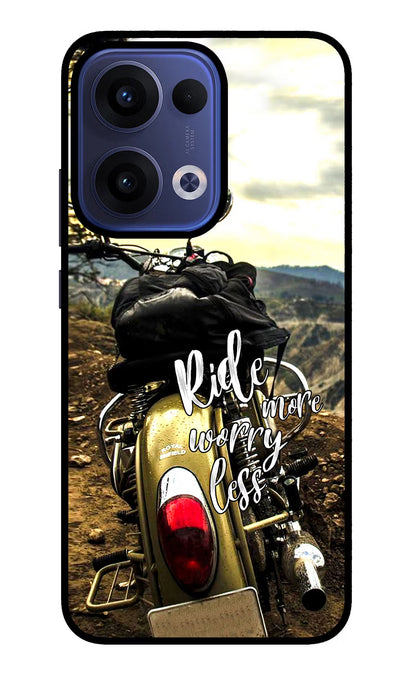 Ride More Worry Less Oppo Reno13 5G Back Cover