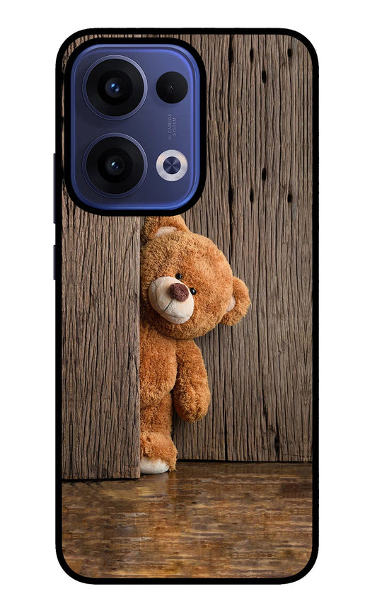 Teddy Wooden Oppo Reno13 5G Back Cover