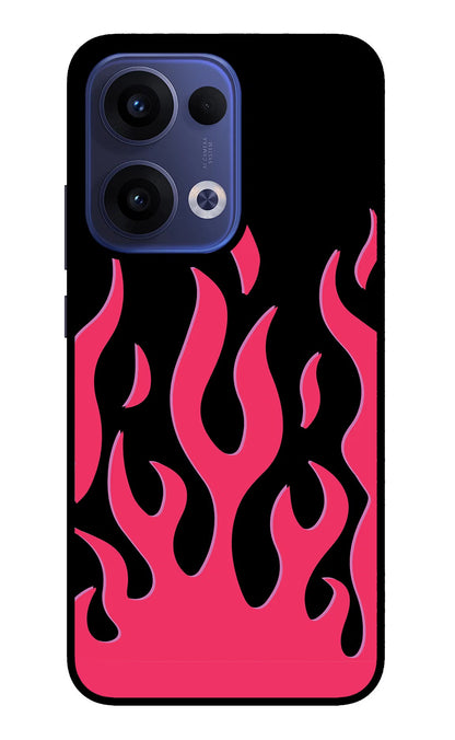 Fire Flames Oppo Reno13 5G Back Cover