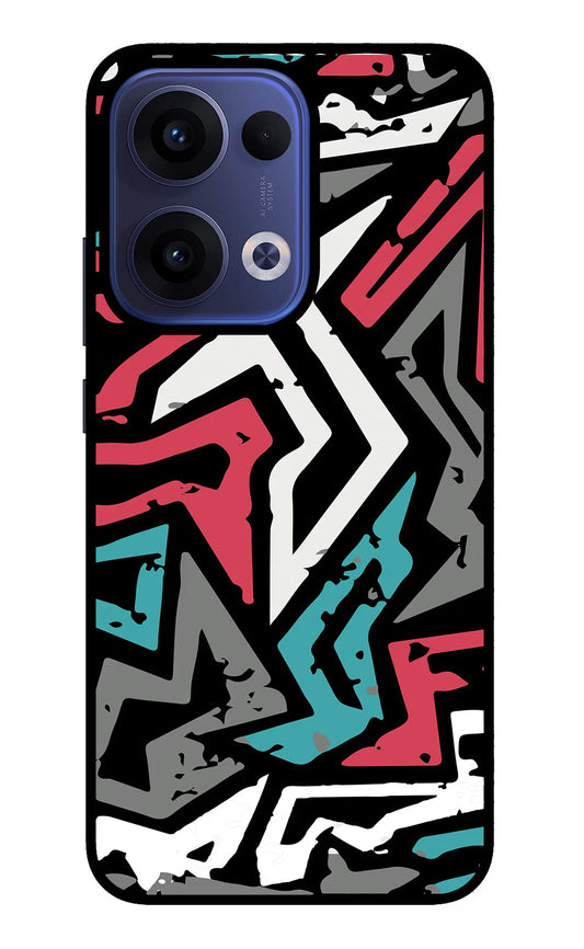 Geometric Graffiti Oppo Reno13 5G Back Cover