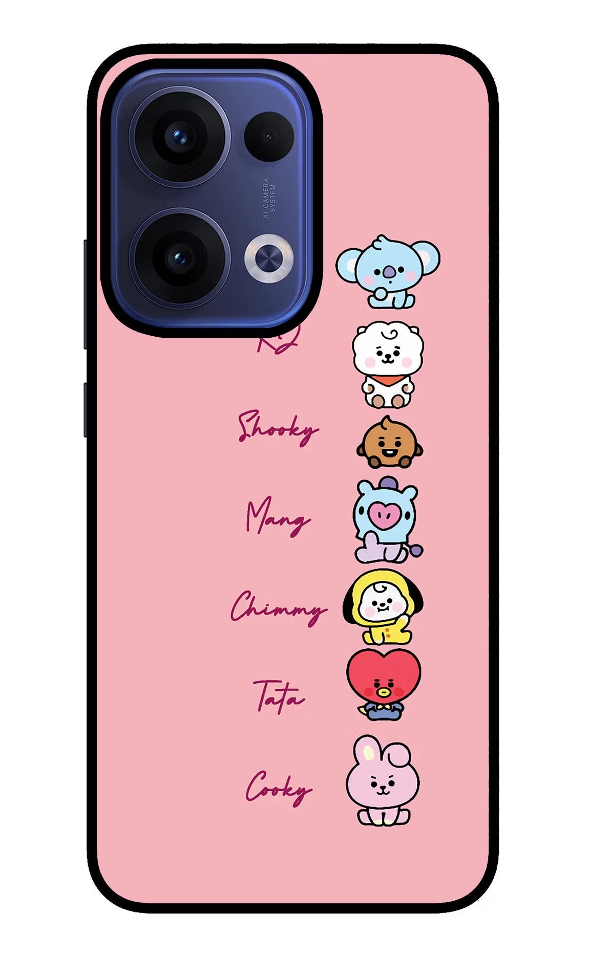 BTS names Oppo Reno13 5G Back Cover
