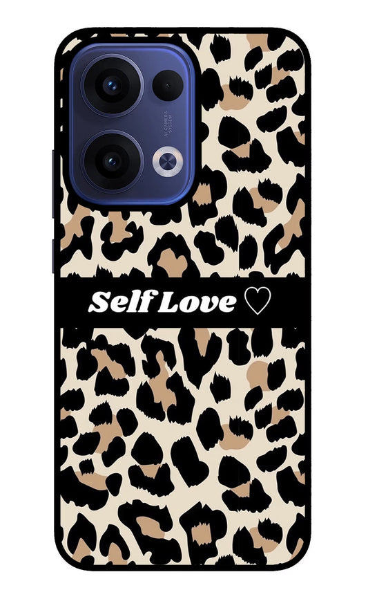 Leopard Print Self Love Oppo Reno13 5G Back Cover