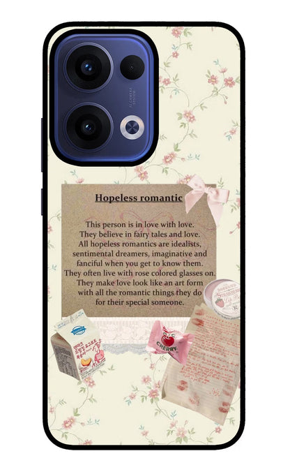 Hopeless Romantic Oppo Reno13 5G Back Cover