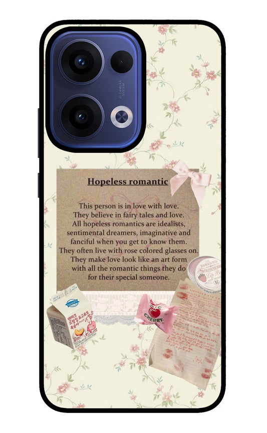 Hopeless Romantic Oppo Reno13 5G Back Cover