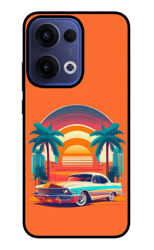 Palm Drive 80s Oppo Reno13 5G Back Cover