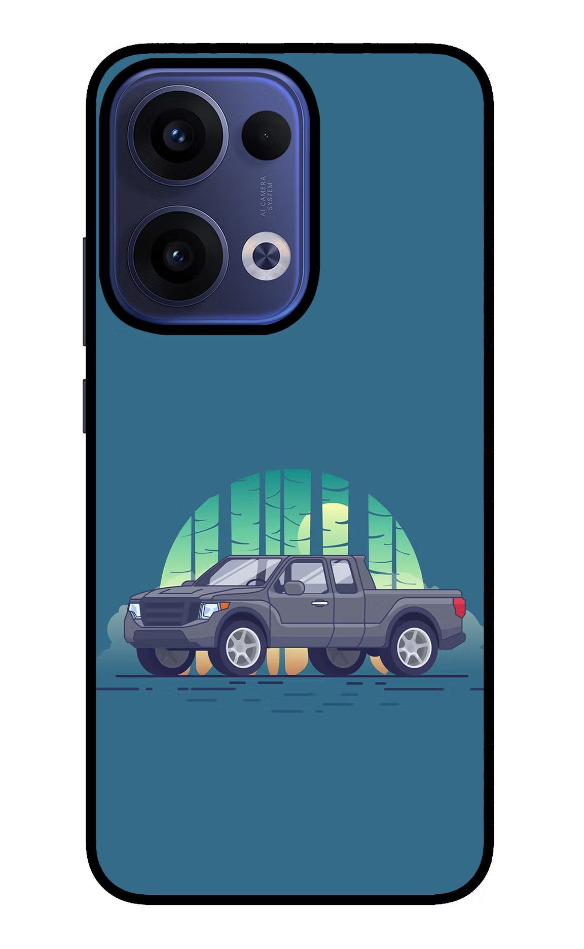 Retro Garage Vibe Oppo Reno13 5G Back Cover