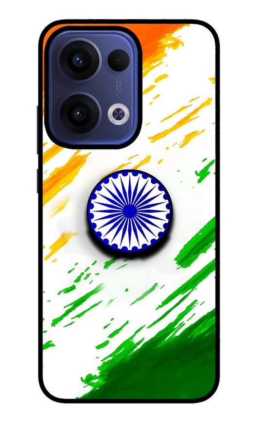 Indian Flag Ashoka Chakra Oppo Reno13 5G Pop Case