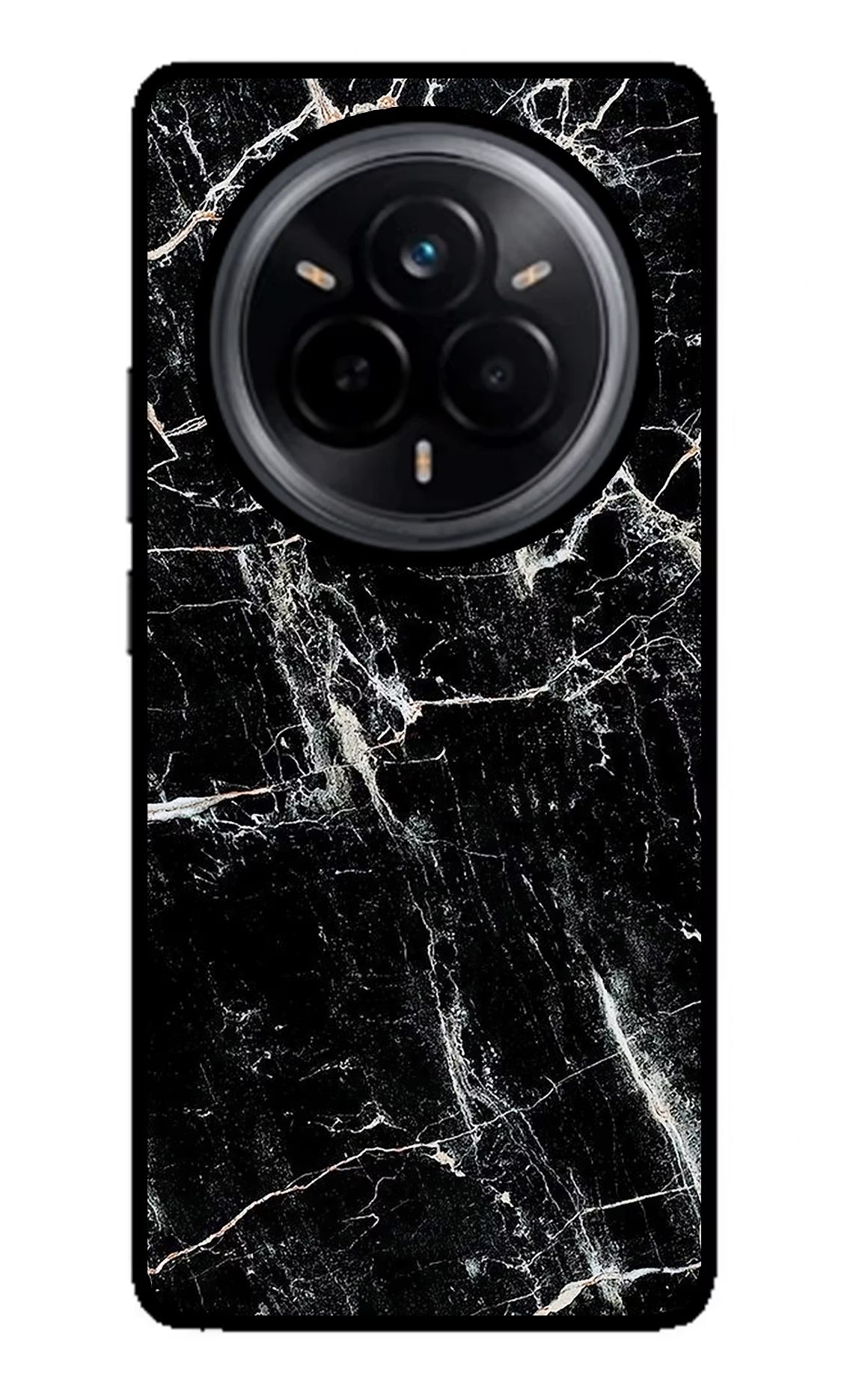 Black Marble Texture Realme 14 Pro 5G Back Cover