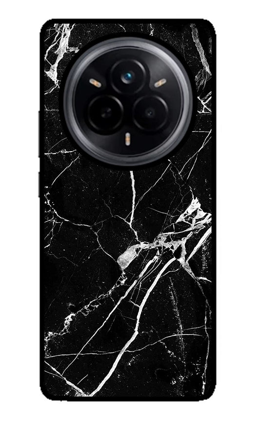 Black Marble Pattern Realme 14 Pro 5G Glass Case