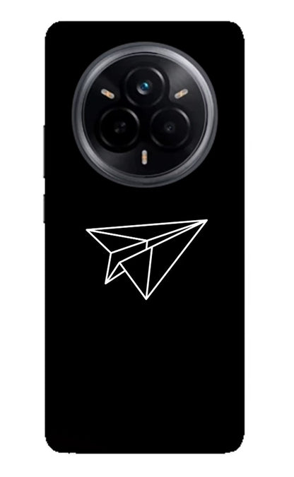 Paper Plane White Realme 14 Pro 5G Back Cover