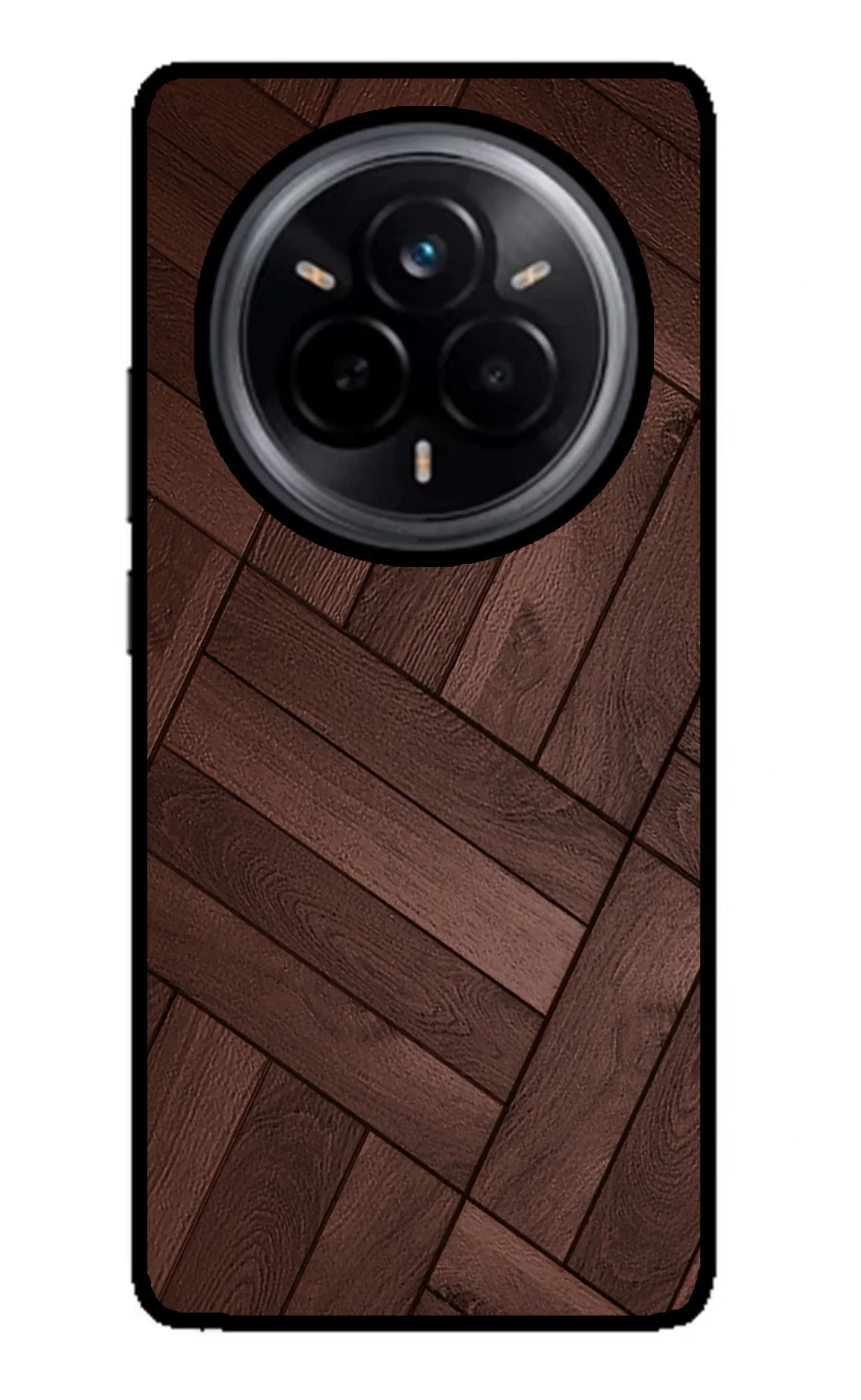 Wooden Texture Design Realme 14 Pro 5G Glass Case