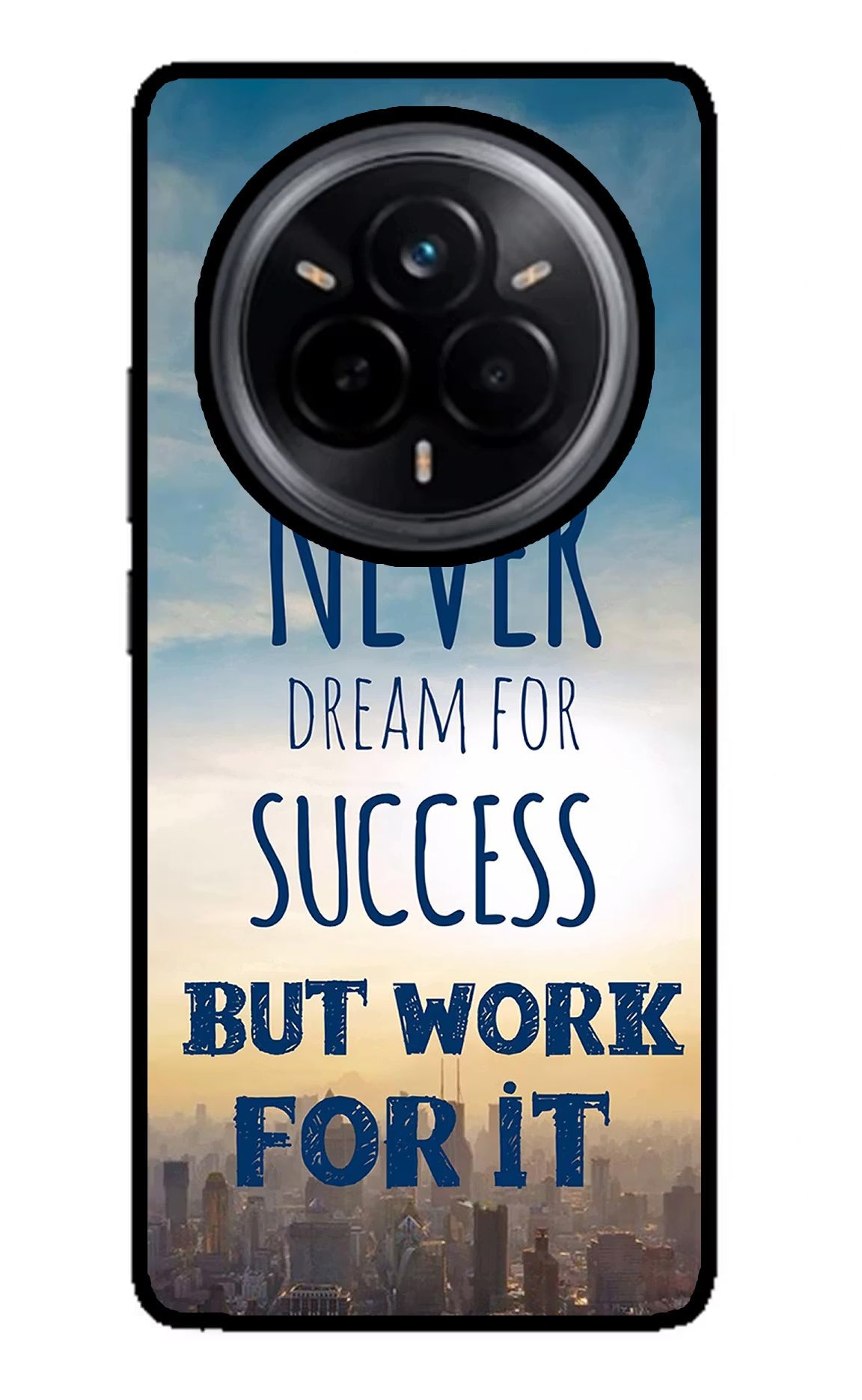 Never Dream For Success But Work For It Realme 14 Pro 5G Back Cover