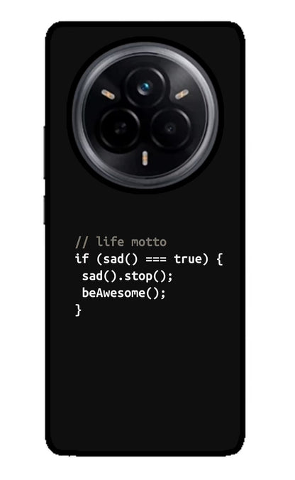 Life Motto Code Realme 14 Pro 5G Back Cover
