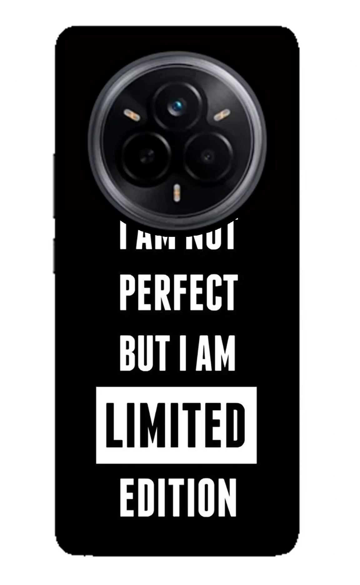 I Am Not Perfect But I Am Limited Edition Realme 14 Pro 5G Glass Case