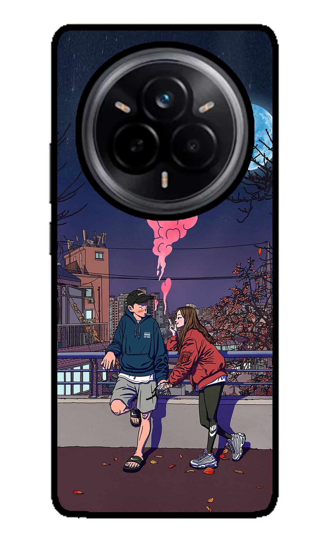 Chilling Couple Realme 14 Pro 5G Glass Case