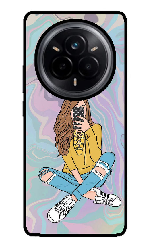 Selfie Girl Realme 14 Pro 5G Back Cover