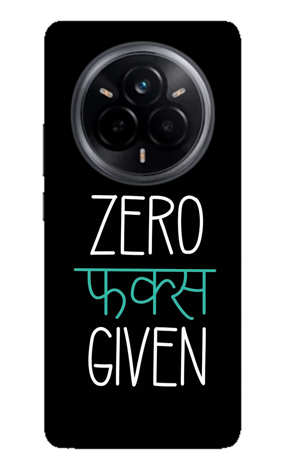 Zero Fucks Given Realme 14 Pro 5G Glass Case