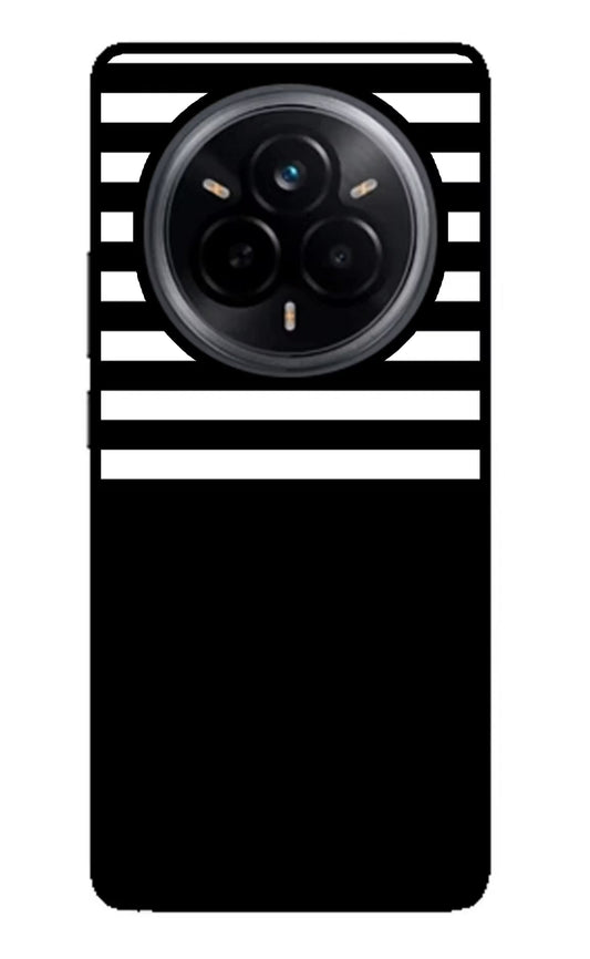 Black and White Print Realme 14 Pro 5G Glass Case