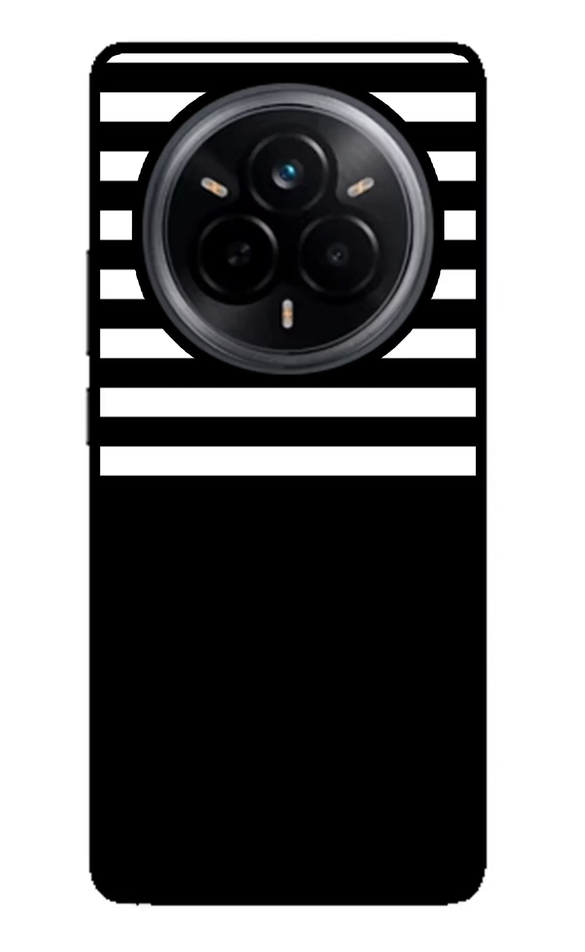 Black and White Print Realme 14 Pro 5G Back Cover