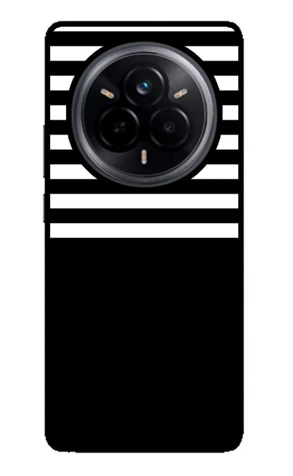 Black and White Print Realme 14 Pro 5G Back Cover