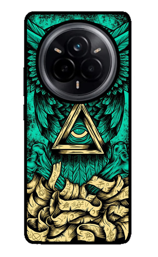 Green Owl Realme 14 Pro 5G Glass Case