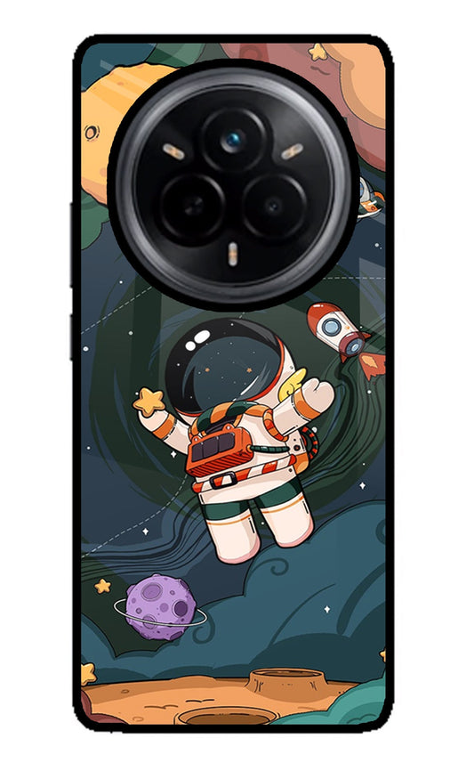 Cartoon Astronaut Realme 14 Pro 5G Glass Case