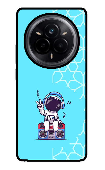 Cute Astronaut Chilling Realme 14 Pro 5G Back Cover