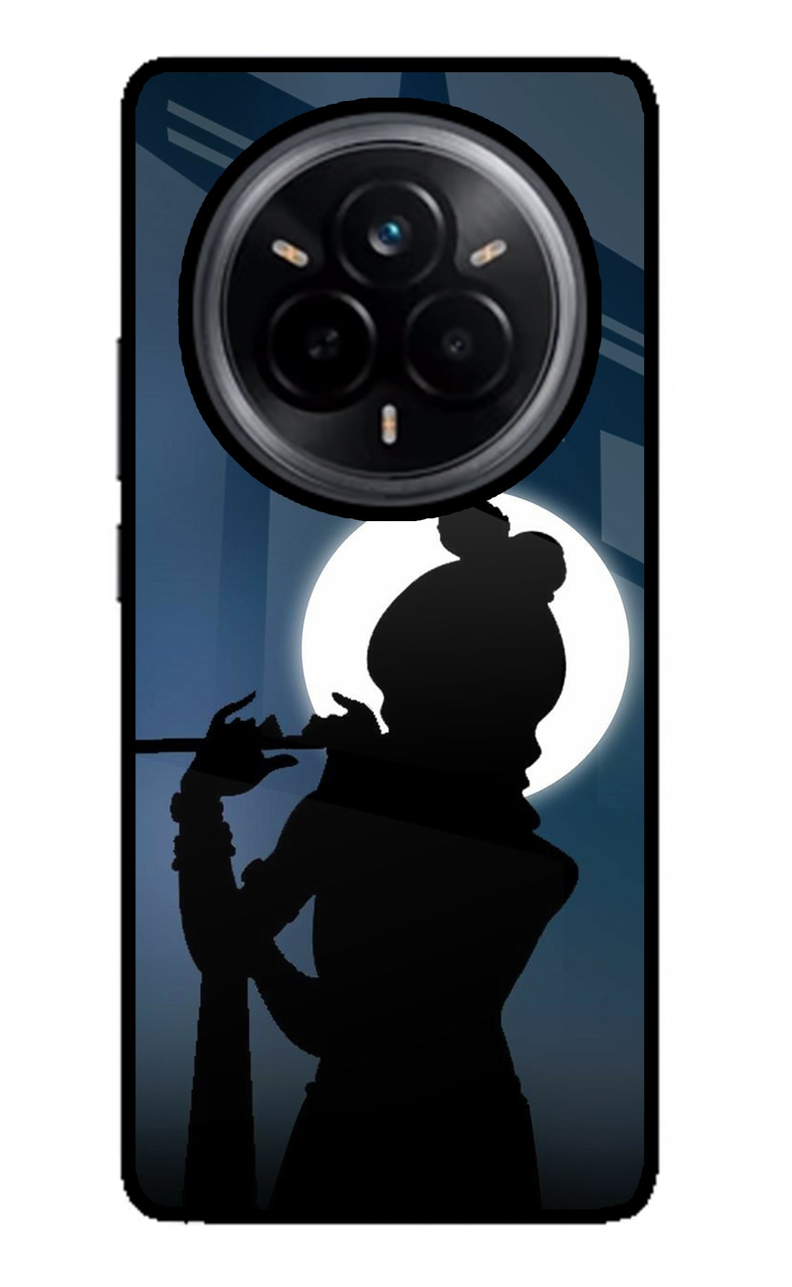 Shri Krishna Silhouette Realme 14 Pro 5G Glass Case