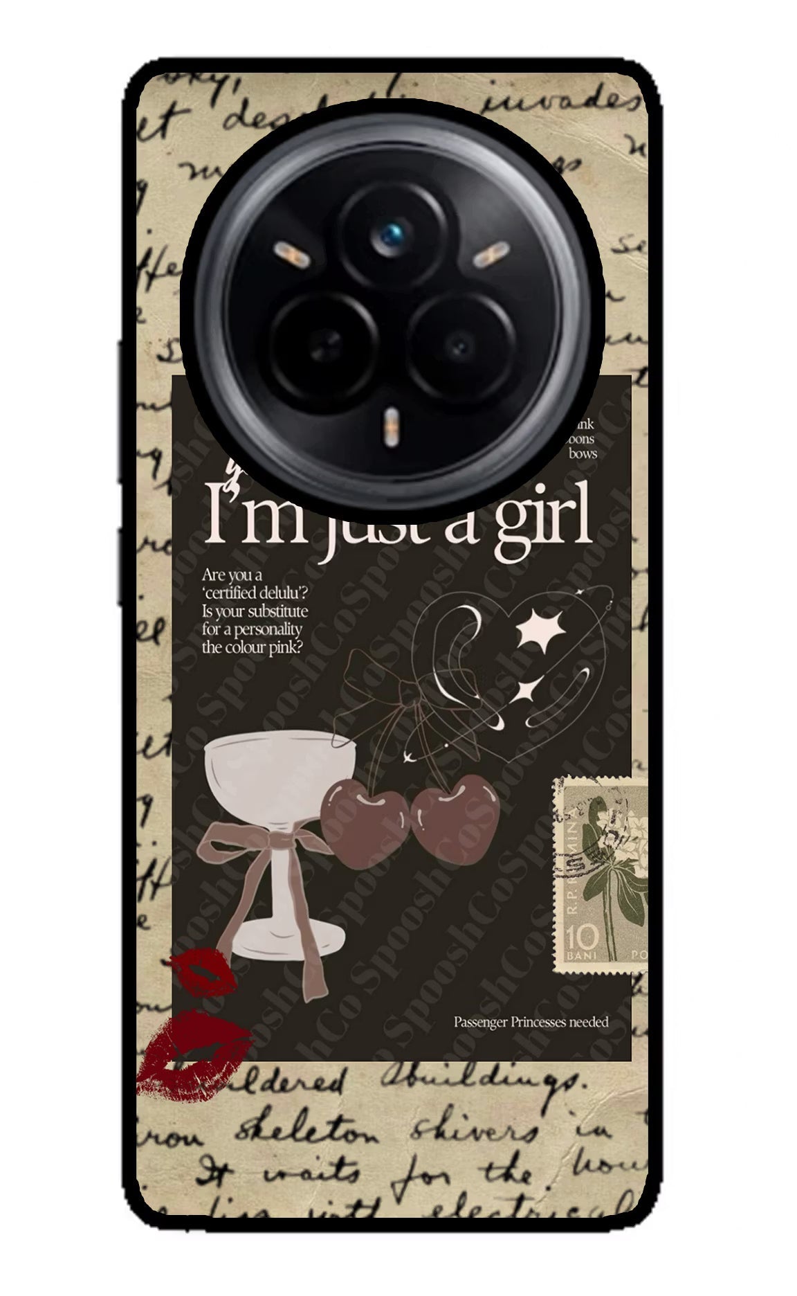 I am just a girl Realme 14 Pro 5G Back Cover