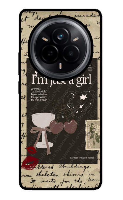 I am just a girl Realme 14 Pro 5G Back Cover