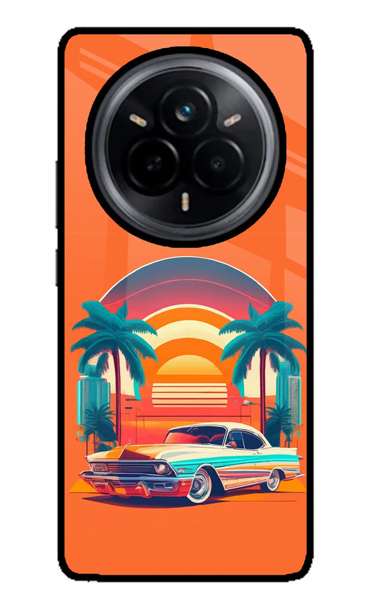 Palm Drive 80s Realme 14 Pro 5G Glass Case