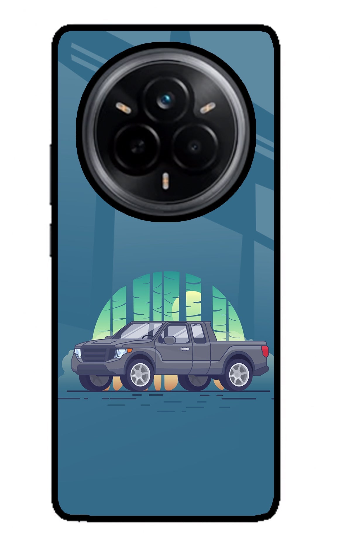 Retro Garage Vibe Realme 14 Pro 5G Back Cover