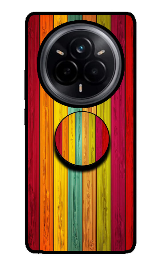 Multicolor Wooden Realme 14 Pro 5G Pop Case