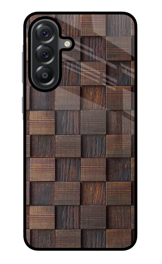 Wooden Cube Design Samsung A56 5G Glass Case