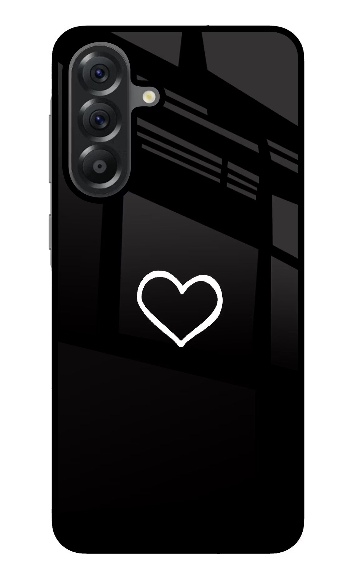 Heart Samsung A56 5G Glass Case