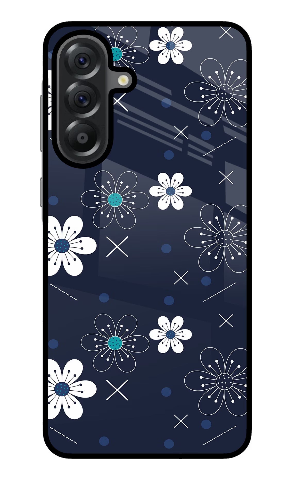 Flowers Samsung A56 5G Glass Case