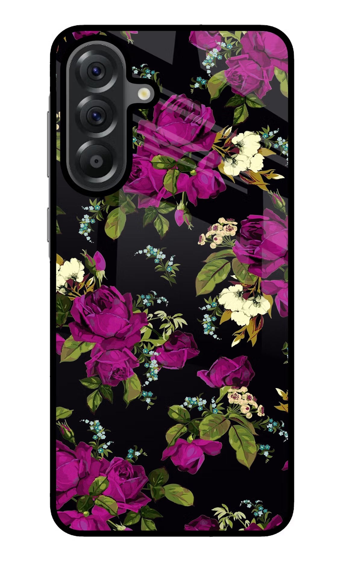 Flowers Samsung A56 5G Glass Case